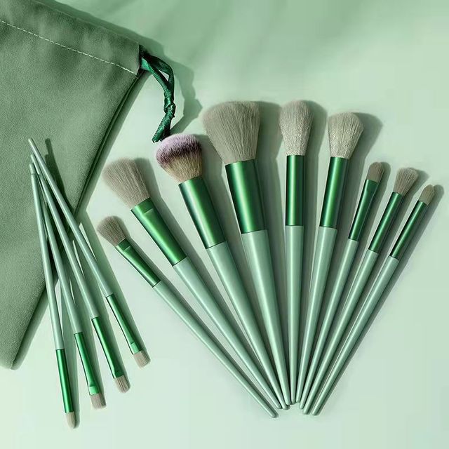13Pcs Makeup Brushes Set Foundation Powder Eyeshadow Concealer Blending Makeup brush set Beauty Tool with Storage Bag
