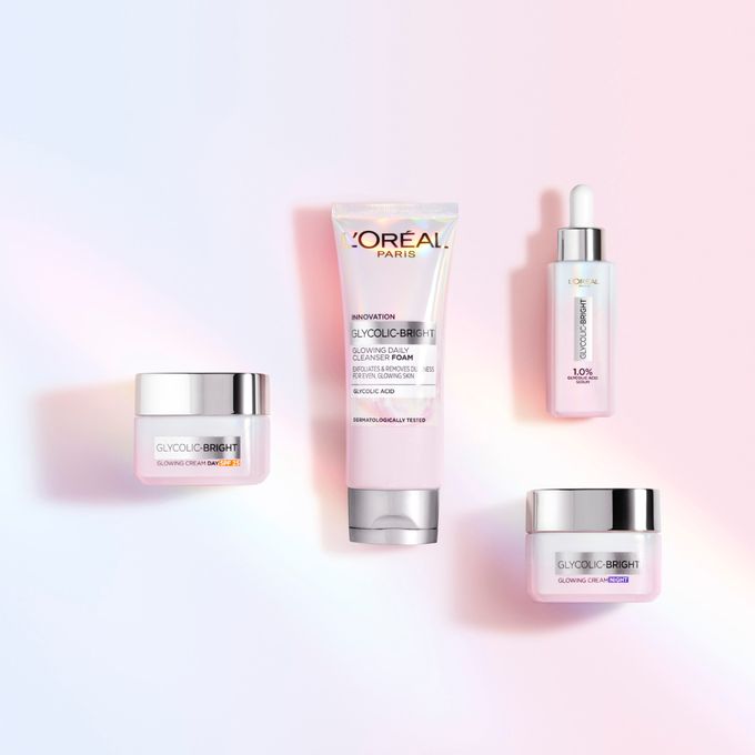【Discounted】L'Oreal Paris GLYCOLIC BRIGHT FACE CLEANSER FOAM 100ML