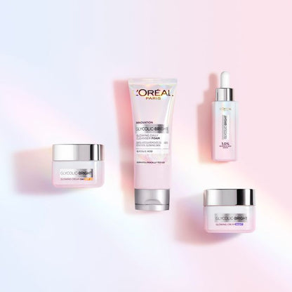 【Discounted】L'Oreal Paris GLYCOLIC BRIGHT FACE CLEANSER FOAM 100ML