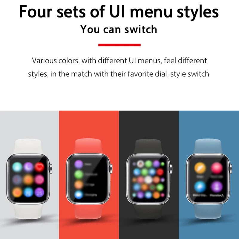 RichRipple New Black + Grey 2WatchBands Smart Watch Bluetooth Calling 1.92" IPS Heart Rate Blood Pressure Monitor Fitness Tracker for Smart Phone