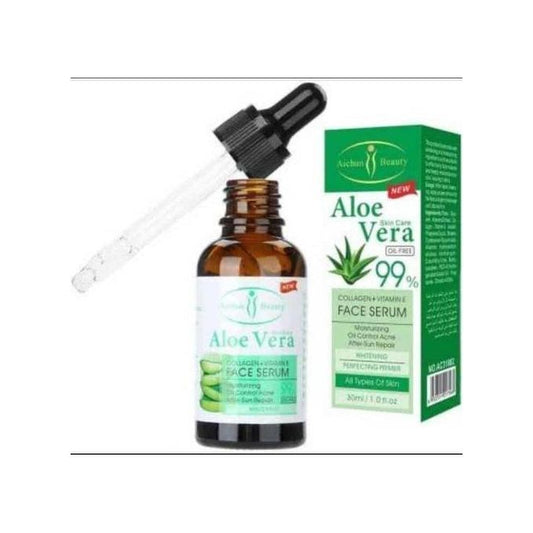 Aloe Vera 99% Collagen +Vitamin E Face Serum, 30ml