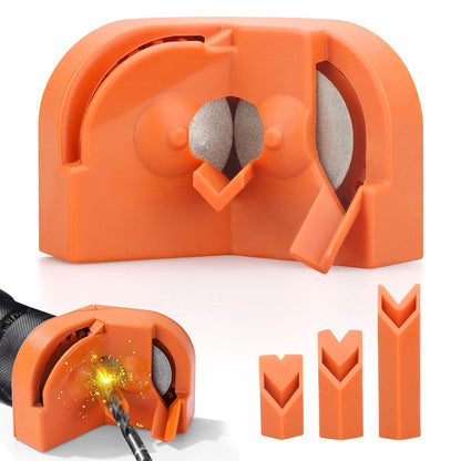 Multipurpose Drill Bit Grinding Sharpener for All Bits(5/64''- 5/8''), High-Speed Steel, Masonry, Carbide, Cobalt & Tin-Coated Drill Bits