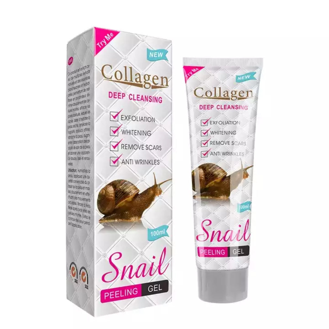 Pei Mei Collagen Snail Peeling Gel - Exfoliating Anti-Wrinkles Whitening Remove Scars Brightening