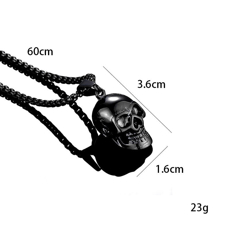 Oversized Skull Necklace Men'S Fashion Fashion Accessories