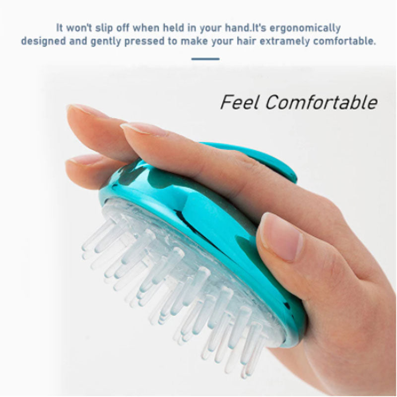 Silicone Head Massage Comb Body Wash Clean Itching Scalp Soft Shower Brush Bath Spa Anti-Dandruff Shampoo Hair Root Care Tool