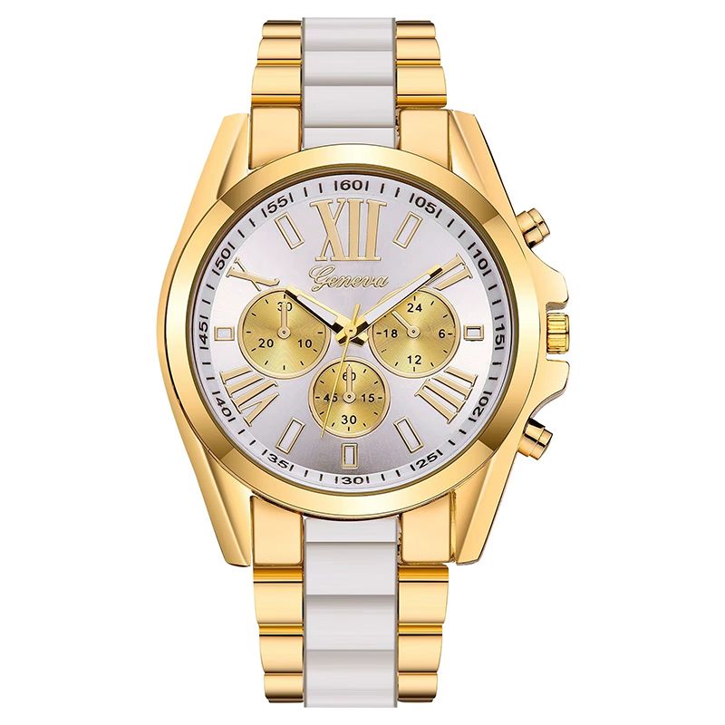 Men Watches Top Luxury Brand Fashion Men Quartz Watches Large Dial Gold Steel Business Male Watches Casual Fashion Men Wristwatch