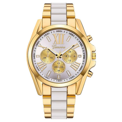 Men Watches Top Luxury Brand Fashion Men Quartz Watches Large Dial Gold Steel Business Male Watches Casual Fashion Men Wristwatch