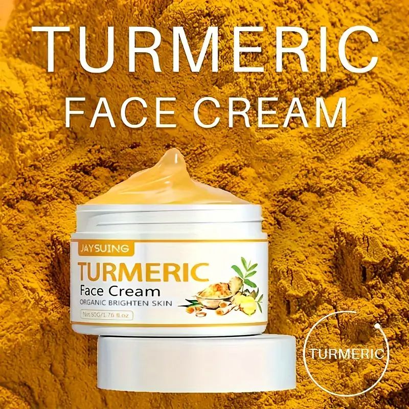 JAYSUING Turmeric Face Cream Anti-aging Anti-Wrinkle Brightening Lifting Facial Cream Antioxygen Repair Facial Serum Moisturizing Cream Face Neck Skin Care Cream