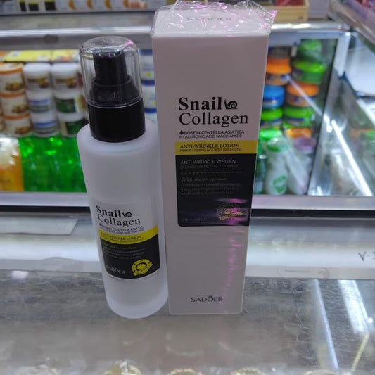 Anti wrinkle and blemish snail toner