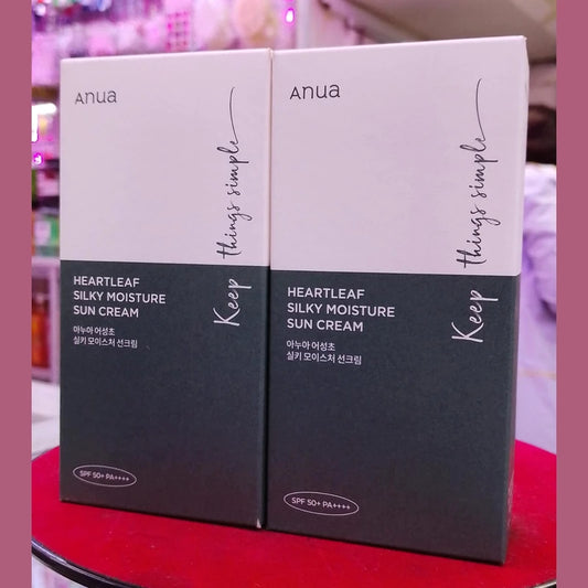 Anua Heartleaf Silky Moisture Sun Cream SPF50+ PA++++