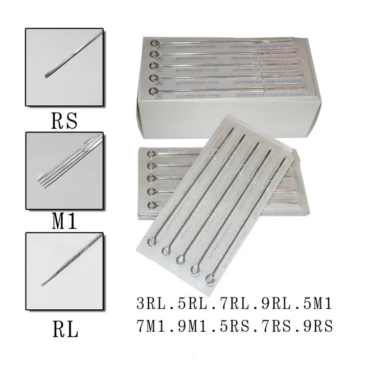 50pcs Tattoo Needle Mixed Set Tattoo Equipment Tattoo Needle Combination set Mixed Tattoo Needle Set50pcs Tattoo Needle Mixed Set Tattoo Equipment
