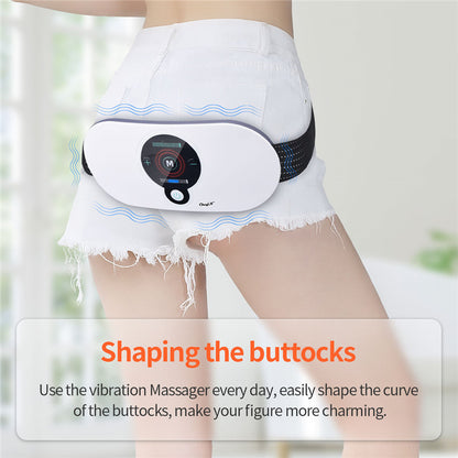 EMS Heating Electric Body Slimming Massager Slimming Belt Fat Burning Abdominal Massage Back Buttock Legs Massager Beauty Health Machine Weight Loss Device Electric Acupuncture Vibration Massager