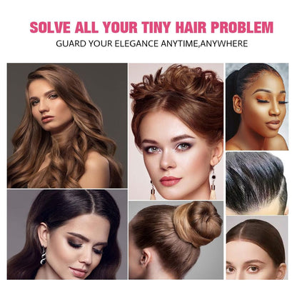 4Pcs/set 100g Peach Wax 75g Wax Stick Headband Brush Combination OEM Brand Hair Wax Stick Hair Wax Strip Hair Styling Hair Wax Long-lasting Hold Styling Combination