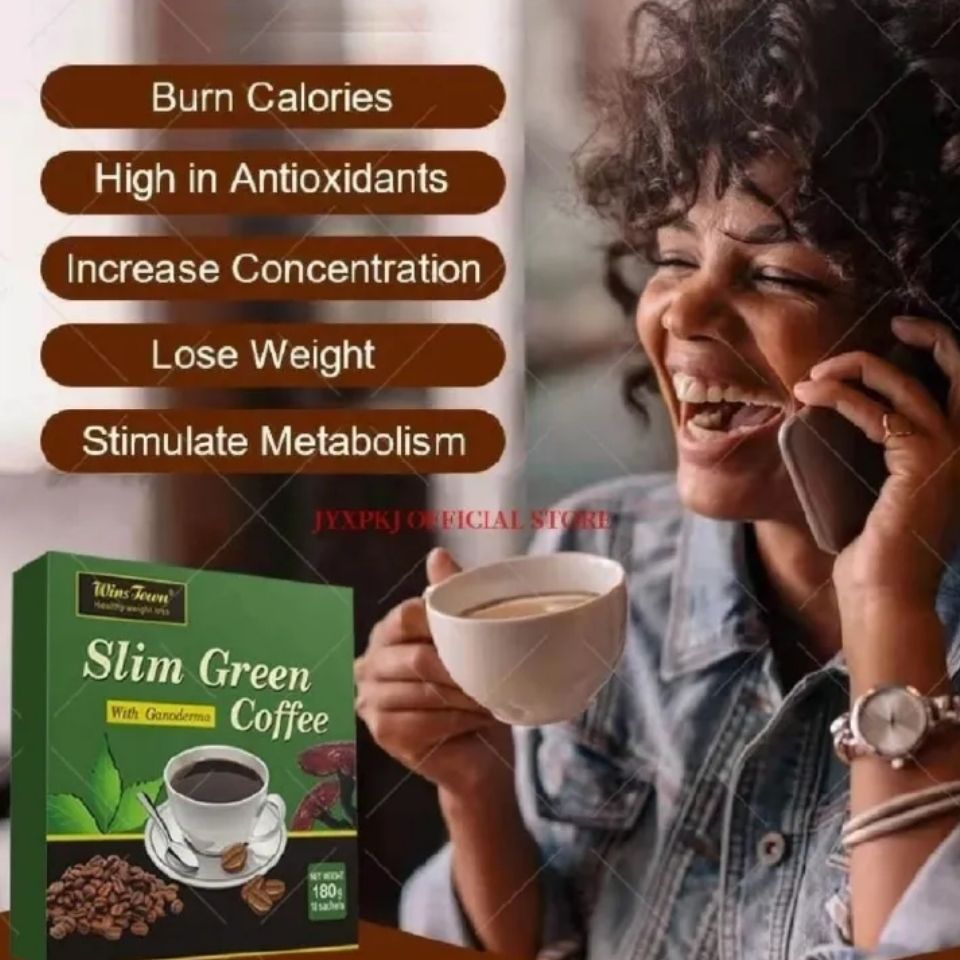 Slimming Coffee Flat Tummy Coffee Weight Lose Slim Green Coffee with Ganoderma - Wins Town