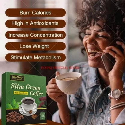 Slimming Coffee Flat Tummy Coffee Weight Lose Slim Green Coffee with Ganoderma - Wins Town