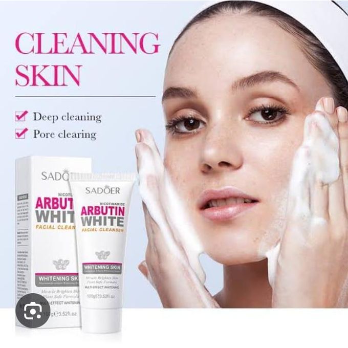Arbutin white facial creanser
