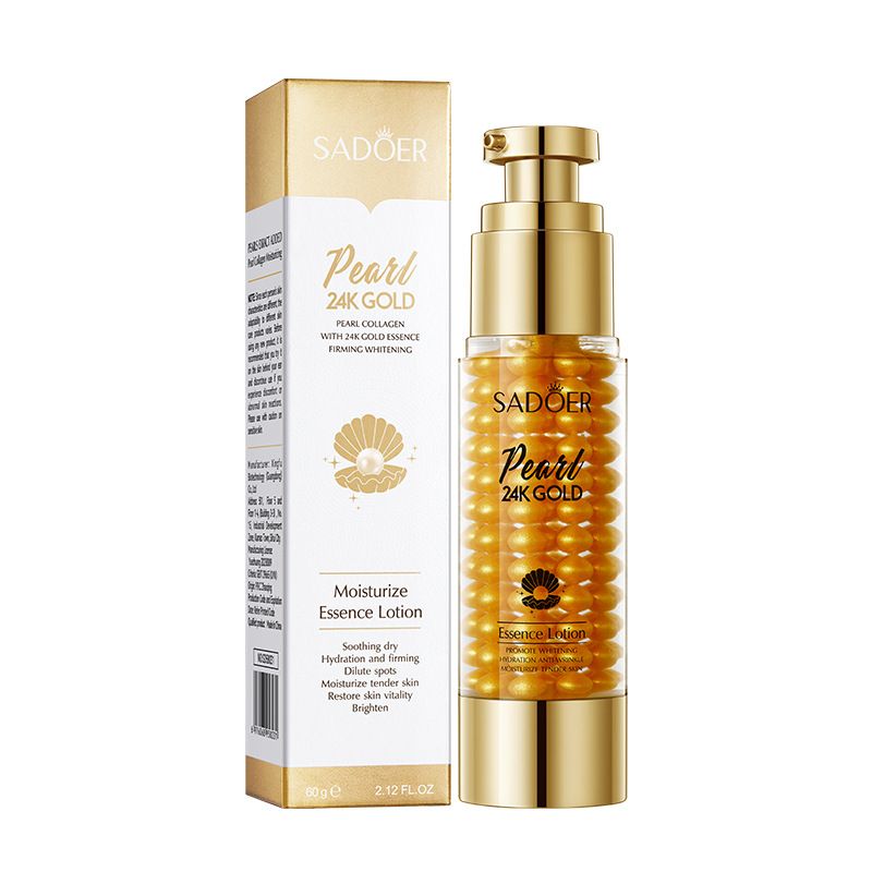 24K Gold Collagen Pearl Essence Lotion，Moisturizing and Nourishing.
