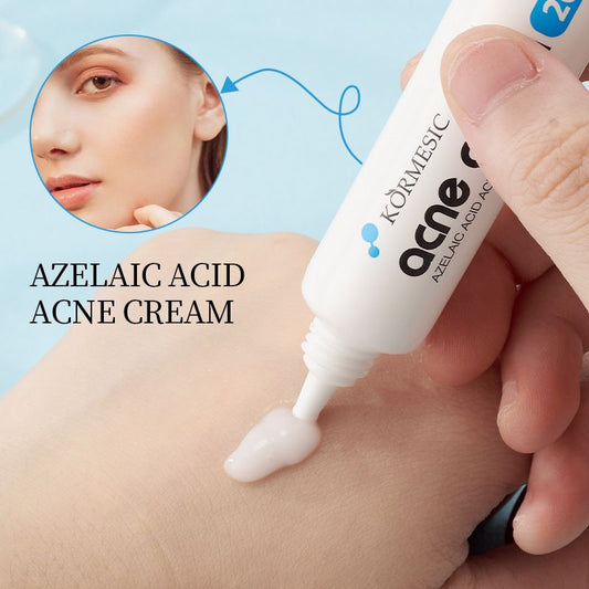KORMESIC 20% Azelaic Acid Acne Treatment Cream - Fast-Acting Blemish Corrector for Breakouts, Fades Post-Acne Marks & Controls Excess Oil