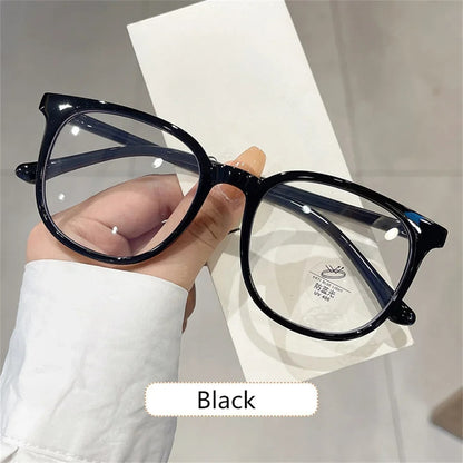 ZHJH Blue light blocking glasses retro round anti blue light glasses anti eye fatigue computer glasses suitable for men and women