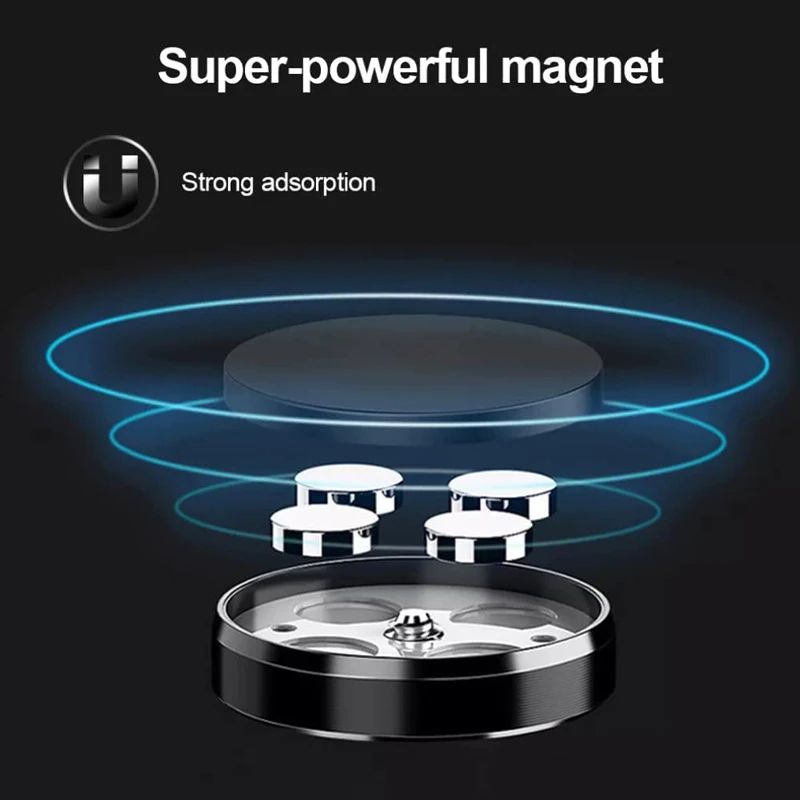 Sucker Car Phone Holder Universal Magnetic Mount Bracket Stick On Car Phone Stand for iPhone Xiaomi Huawei Samsung Dashboard Wall Mounted Car Magnet Sticker