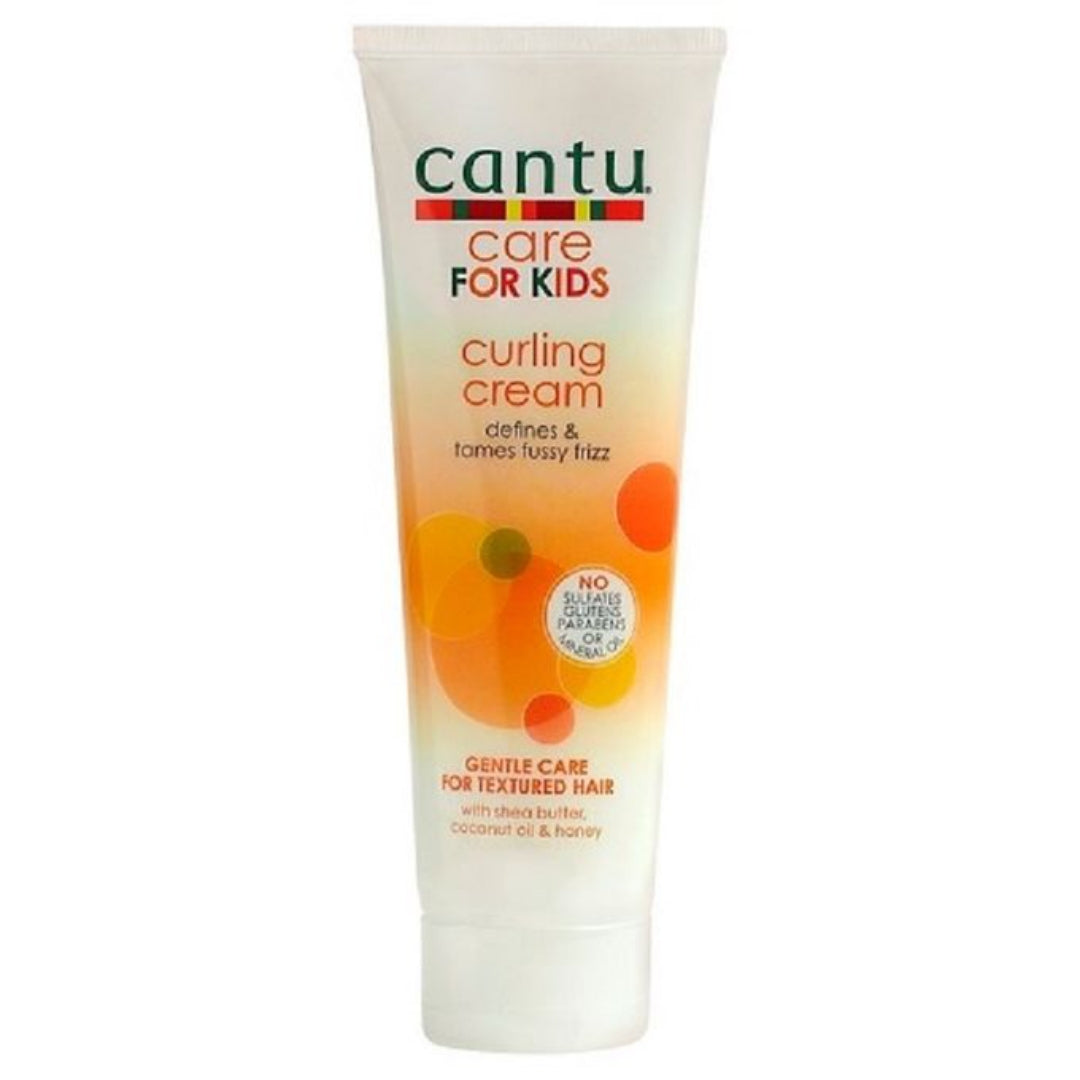 Cantu Care For Kids Curling Cream And Detangler Conditioner For Curls, Coils and Waves Textured Hair