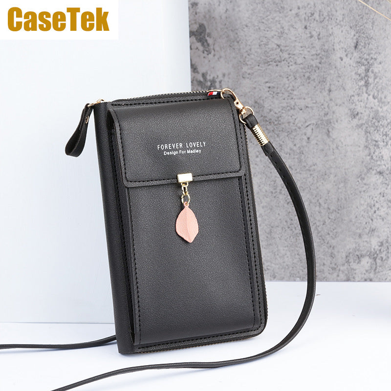 New Arrival Wallet phone bag PU leather purse small sling bag ladies fashion crossbody shoulder bag Casetek handbags