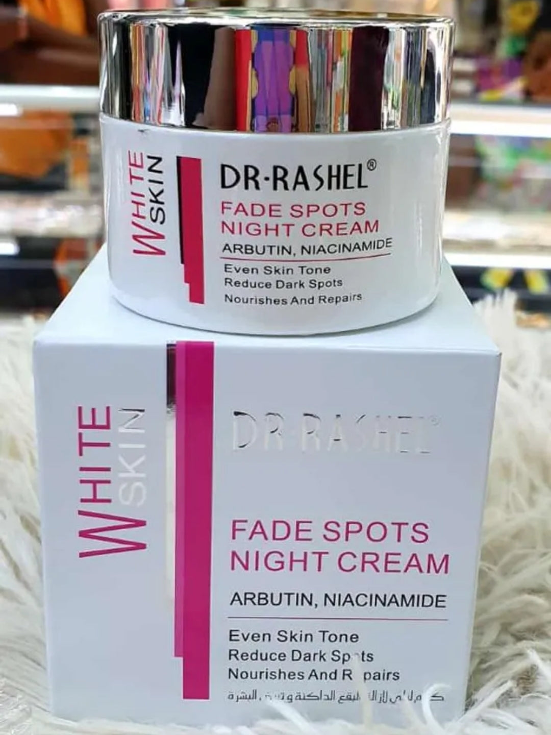 Dr. Rashel White Skin Fade Spots Night Cream Arbutin Niacinamide