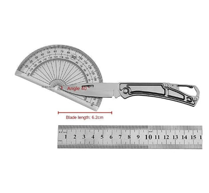 Pocket Folding Fruit Knife, Stainless Steel Outdoor Knife with Non-slip Handle for Kitchen Accessories