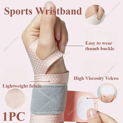 1Pc Adjustable Wrist Protector Gym Wristbands for Hands Pain Lightweight Wrist Support Fitness Sports Wrist Winding Fixation