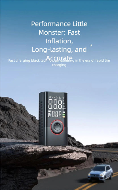 4000 Ah Wireless Car Air Compressor Air Pump PortableAir Pump Electric Tire Inflator Pump for Motorcycle Bicycle Boat AUTO Tyre Balls Inflatable,power bank,portable charger