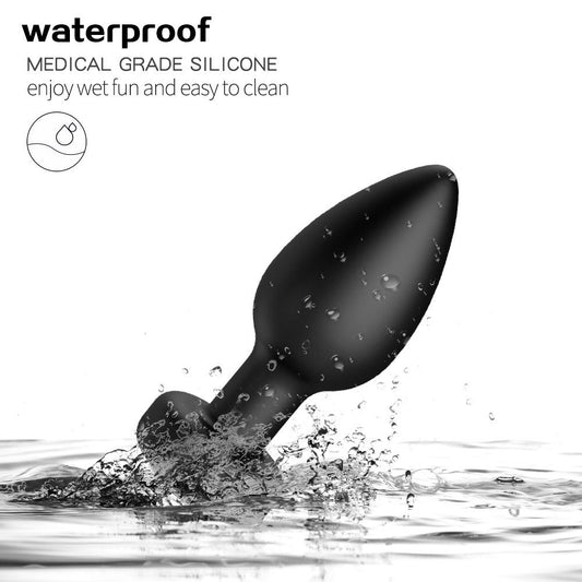 Anal Plug Adult Sex Toy,Adult Sex Toys and Games for Men Women,Wireless Remote Control 10 Frequency Vibration,Small Butt Plug for Female Male Prostate Massage Vibrating Anal Sex Toys for Men