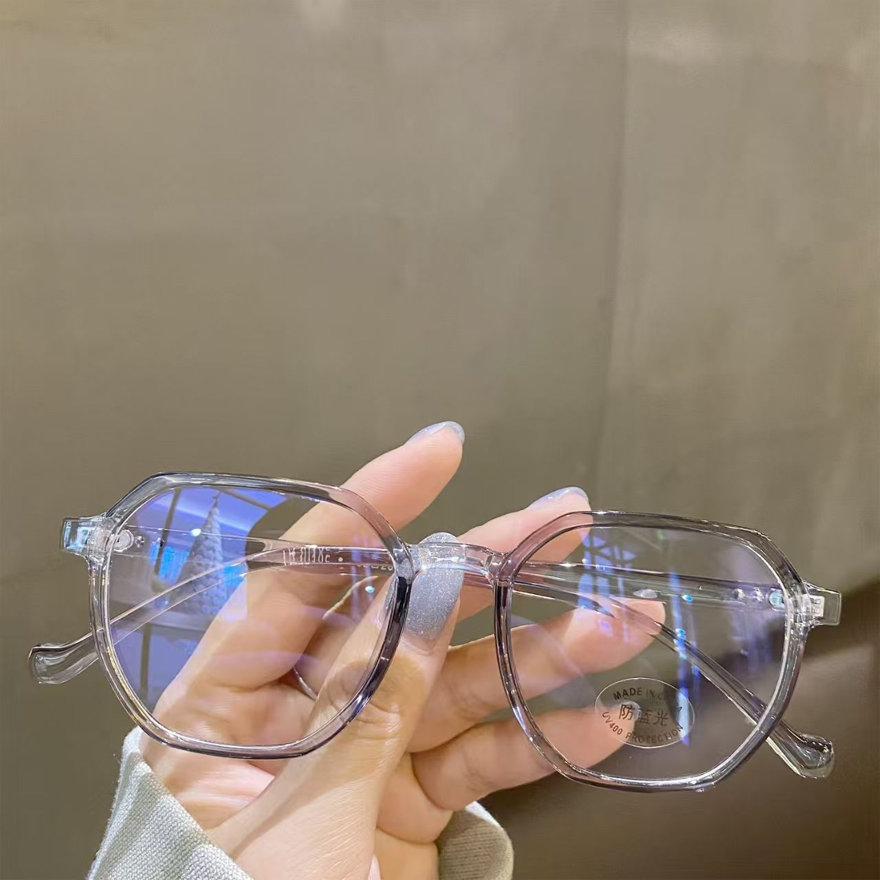 ZHJH Anti Blue Light Glasses Retro Computer Glasses Gaming Anti Blue Light Glasses Fashion Glasses