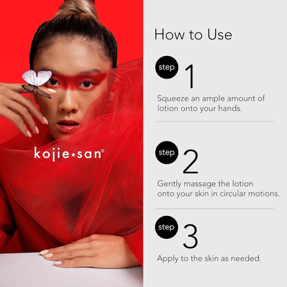 Kojie San Kojic Acid Lotion - Nourishing & Skin Brightening Body Lotion with Rosehip, Shea Butter & Vitamin E Body Lotion for Flawless Even Skin Tone - 500ml