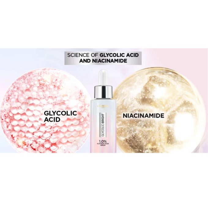 【Clearance Sale】L'Oreal Paris GlycolicBright Acid Serum 30ml