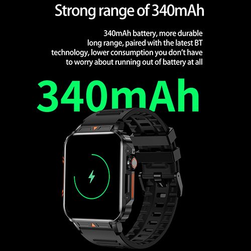 LIGE L81 Smartwatch 1.95 Inch Full Screen Health Monitoring Watches IP68 Waterproof Sport Fitness Tracker Bluetooth Call Smart Watch For Men Women