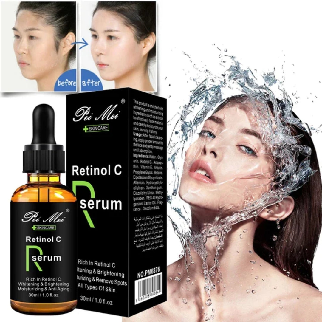 Pei Mei Retinol C Serum - Brightening Whitening, Remove Spots, Moisturizing Face Skin Care, 30ml