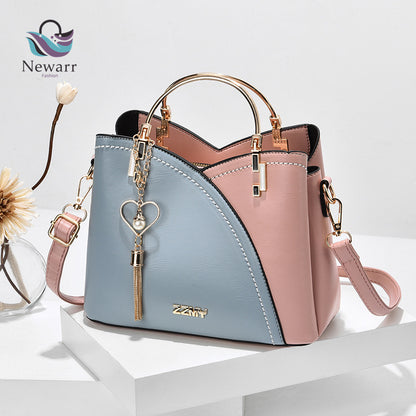 Women's stylish all-matching PU leather styling single shoulder straddle bag handbag shoulder bag