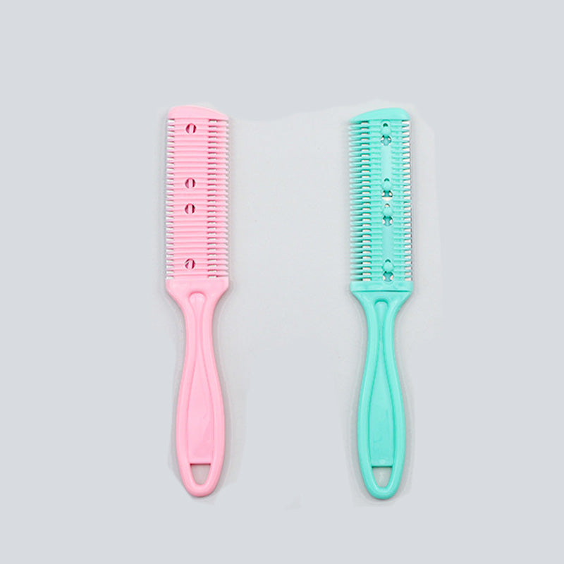 New Arrival Hair Cut Styling Barber Scissor Razor Magic Blade Comb Hairdressing Tool Kit 1PCS Top Quality Double-Sided Knife Hair Scissors