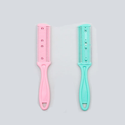 New Arrival Hair Cut Styling Barber Scissor Razor Magic Blade Comb Hairdressing Tool Kit 1PCS Top Quality Double-Sided Knife Hair Scissors