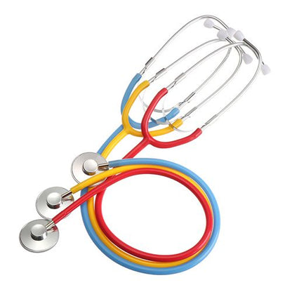 Portable Dual Head Stethoscope Professional Cardiology Medical Stethoscope Doctor Medical Equipment Device Student Vet Nurse