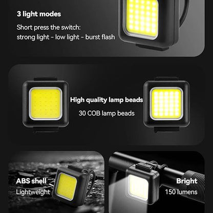 USB Rechargeable Bike Light Cycling Bicycle Front Rear Light Bike Headlight Light MTB Waterproof Taillight LED Lantern Bike Parts Safety Warning Light Waterproof Bicycle Lamp USB Type-c Charge