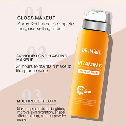 Dr. Rashel Vitamin C Brightening & Anti-Aging Makeup Fixer Fix Spray - 160ml
