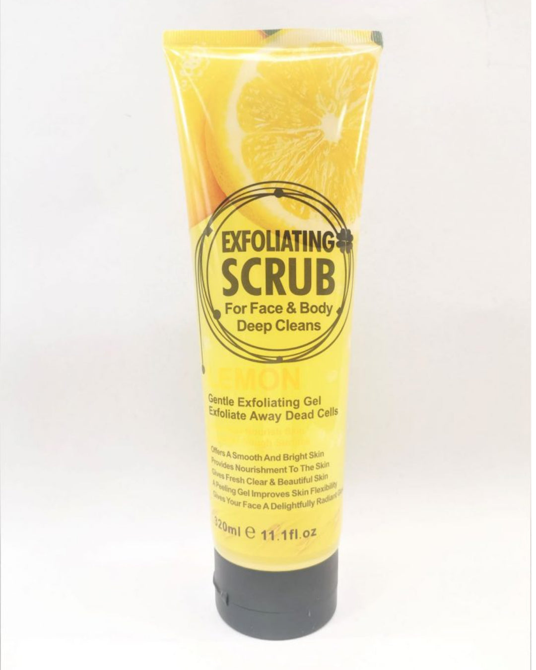 Fruit of the Wokali Lemon Exfoliating Scrub For Face & Body Dead Cells Deep Cleansing