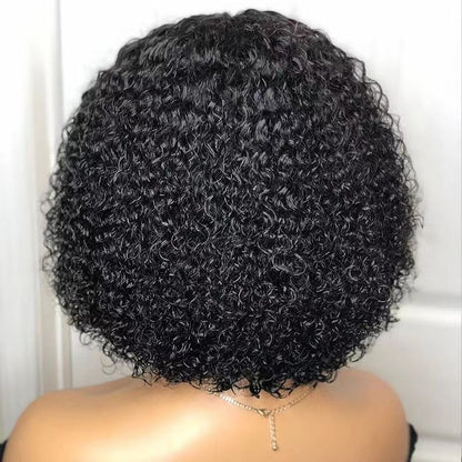 12Inch Wigs Fuffy Short Curly Hair Wig Synthetic Small Curly Wigs African Curls Hairstyles For Gift