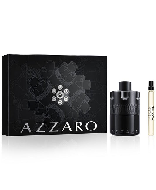 Azzaro The Most Wanted EDP Intense 2 Piece Travel Set With Mini Perfume