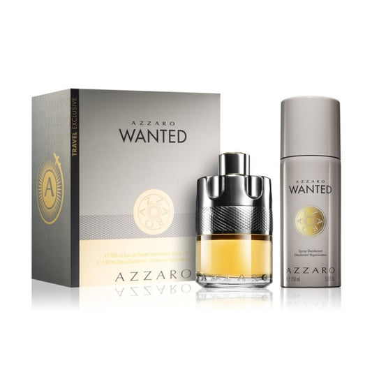 Azzaro Wanted For Men EDT 100ml+150ml Deo Set