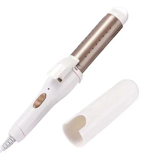 2 In 1 Curling Iron Hair Straightener+Hair Comb+UK Standard Plug