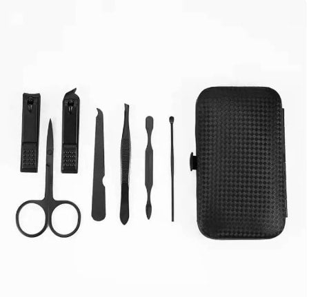 Home Nail Clipper 7piece Set Large Opening Manicure Tool Unisex Mini Compact Gift Eyebrow Clip Tweezers