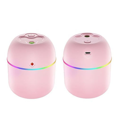 220ML Air Humidifier Home USB Bottle Aroma Essential Oil Diffuser LED Backlight For Home Car USB Fogger Mist Maker with LED Night Lamp 2023 Mist Maker Refresher