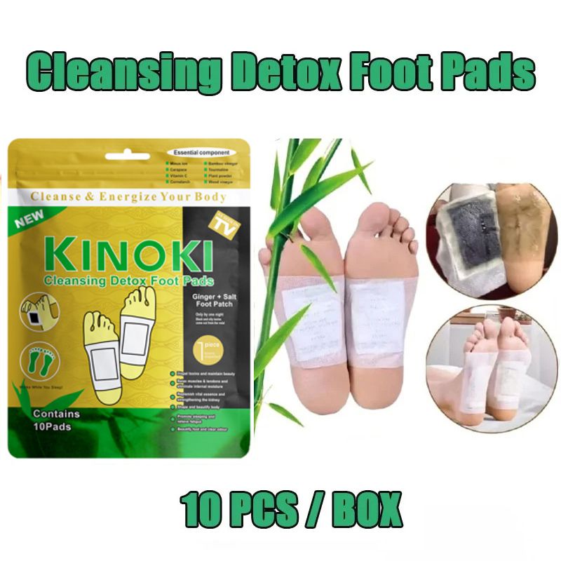 10pcs/box Detox Foot Patches, Foot Pads Toxins Remover Cleansing Detox Foot Patches, Feet Slimming Cleansing Herbal Body Health For Weight Loss, Detox Foot Patch Natural Improve Sleep Foot Body Care